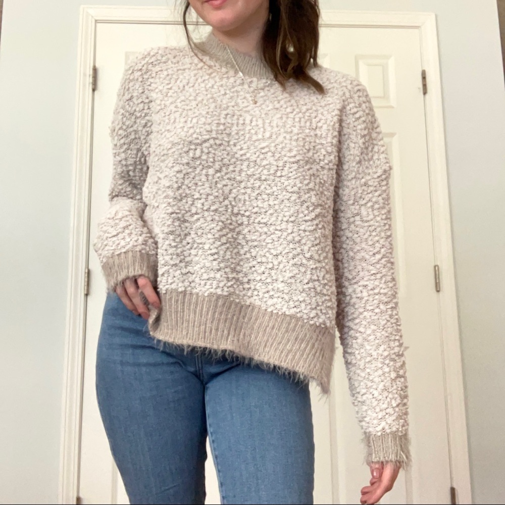 Fuzzy Popcorn Sweater